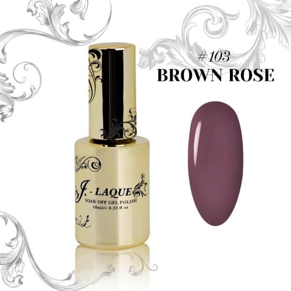 J-LAQUE #103- BROWN ROSE