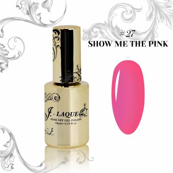 J-LAQUE #27-SHOW ME THE PINK 10 ml