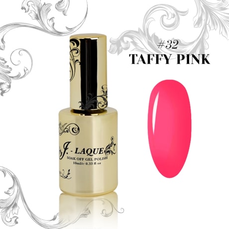 Gel Polish J-laque #32 Taffy Pink for Luxurious Manicure