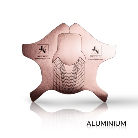 JN Rose Gold Aluminium Nail Form pack of 500