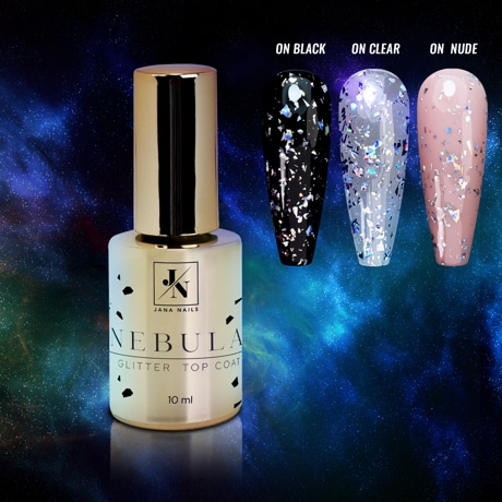 Nebula glitter top coat - 10ml
