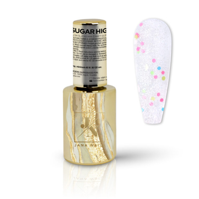Sugar High matte top coat